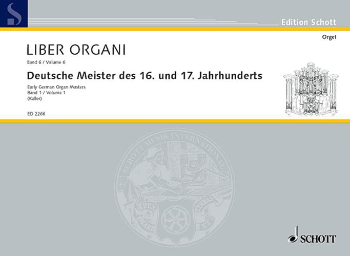 Maîtres Allemands des 16 & 17ème Siècles Partition Orgue