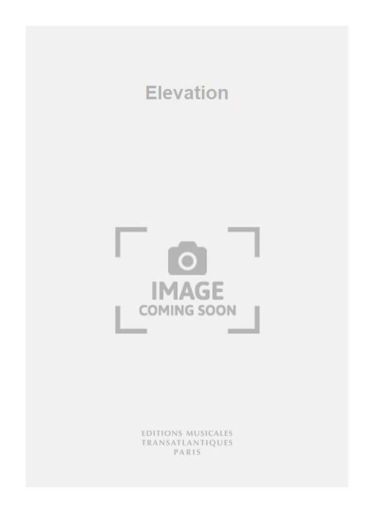 Elevation Pierre Villette Partition Orgue