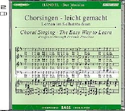 Messiah. CD Basse CHOEUR HAENDEL Partition Chœur