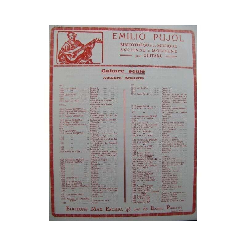 Chanson Populaire Espagnole N° 1. El Pano Moruno. - DE FALLA