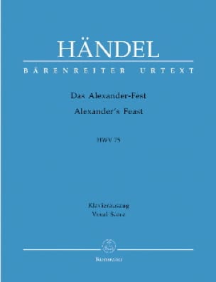 Das Alexander-Fest oder Die Macht der Musik. Hwv 75 - HAENDEL
