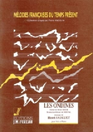 Les Ondines Henri Sauguet Partition Mélodies