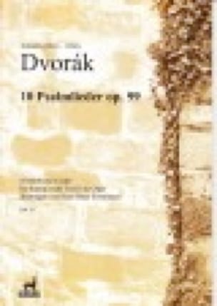 10 Psalmlieder Op. 99 DVORAK Partition Mélodies
