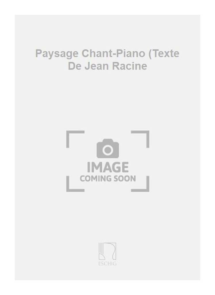 Le Paysage Jacques Leguerney Partition Mélodies