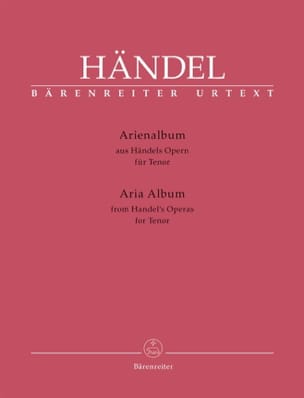 Arienalbum. Ténor HAENDEL Partition Recueils
