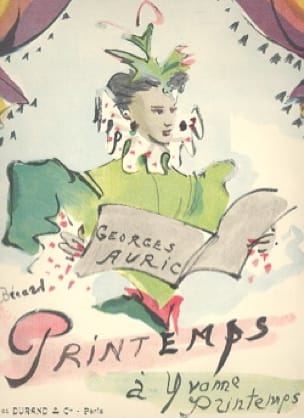 Printemps - Georges Auric - Partition - Mélodies