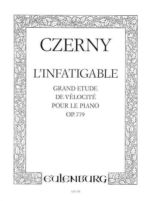 L'infatigable Op. 779 CZERNY Partition Piano