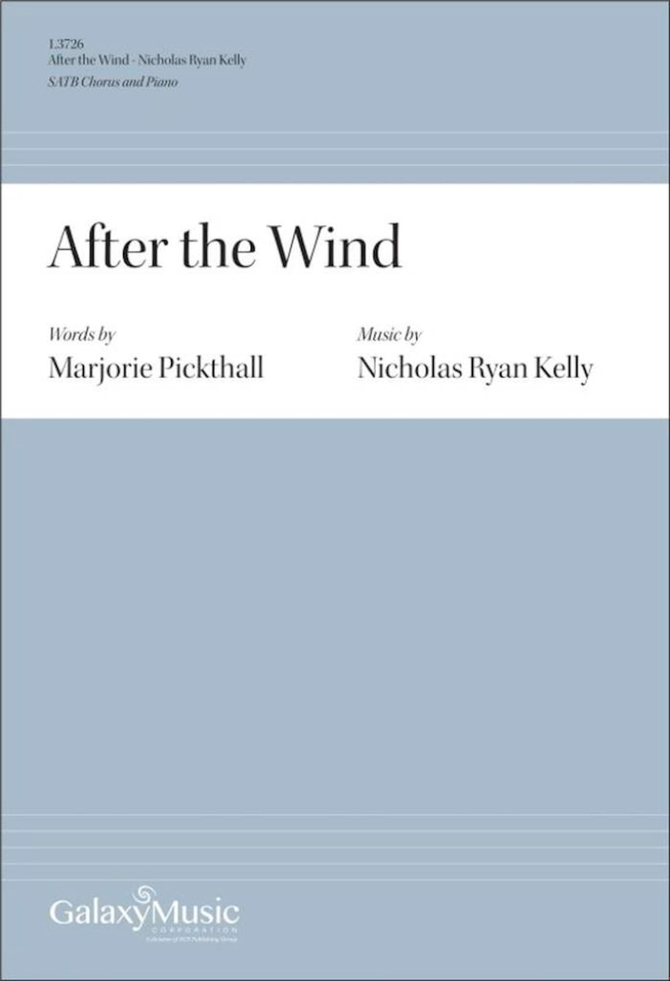 After the Wind Nicholas Ryan Kelly Partition Chœur
