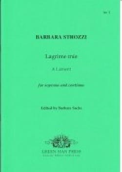 Lagrime Mie Barbara Strozzi Partition Mélodies