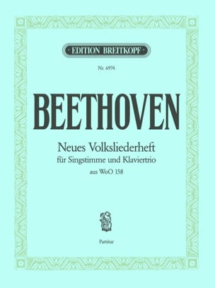 Neues Volksliederheft Woo 158 Chant Conducteur - BEETHOVEN - Partition