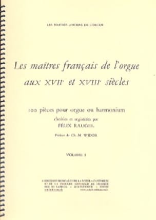 Les maîtres français de l'orgue Volume 1 Partition Orgue