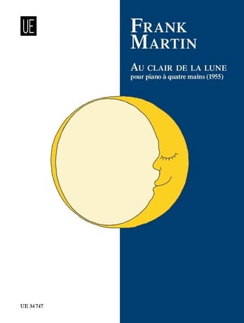 Au Clair de la Lune Frank Martin Partition Piano