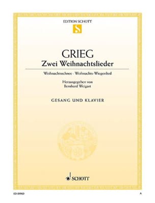 2 Weihnachtslieder, Op. 49/5 GRIEG Partition Mélodies