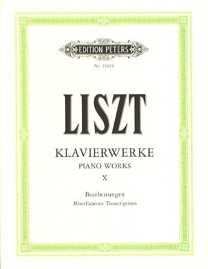 Klavierwerke Volume 10 LISZT Partition Piano