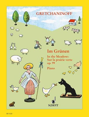 Im Grünen Opus 99 Alexander Gretchaninov Partition Piano