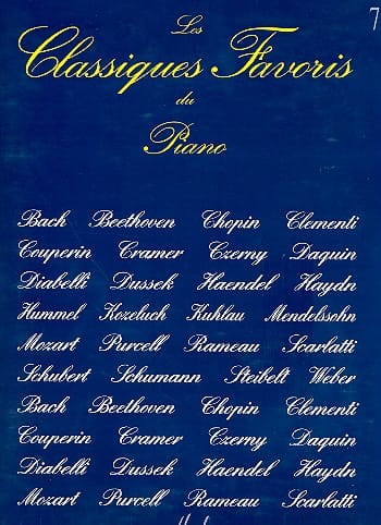 Classiques Favoris Volume 7 - Partition - Piano