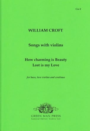 2 Songs With Violins William Croft Partition Musique de chambre vocale