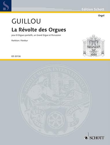 La Révolte des Orgues Op. 69 Jean Guillou Partition Orgue
