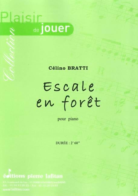 Escale en forêt Célino Bratti Partition Piano