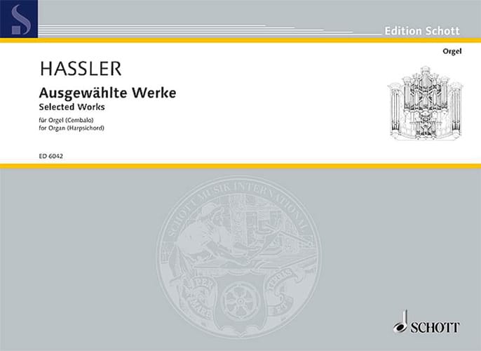 Ausgewählte Werke Hans Leo Hassler Partition Orgue