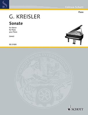 Sonate KREISLER Partition Piano