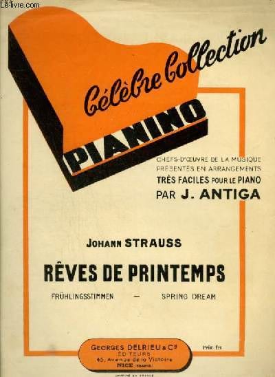 Rêves de printemps - Pianino 23 Johann fils Strauss Partition Piano