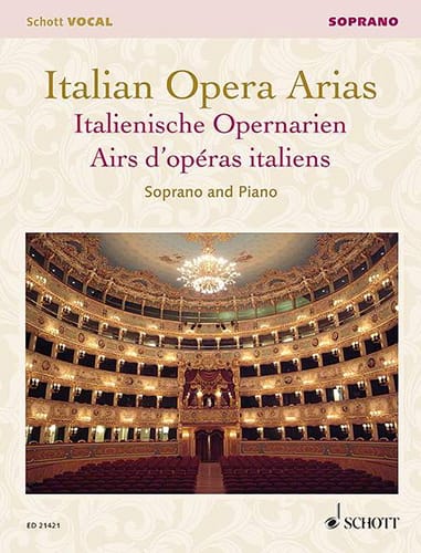 Airs d'Opéras Italiens. Soprano Partition Opéras