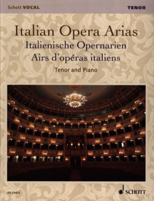 Airs d'Opéras Italiens. Ténor Partition Recueils