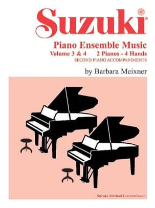 Suzuki Piano Ens Mus V3/4 Pa Duo Partition Piano