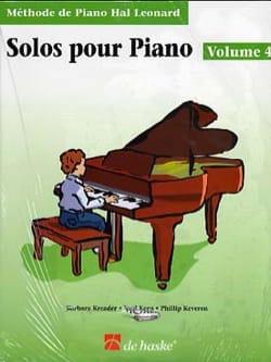 Solos Pour Piano - Volume 4 avec CD HAL LEONARD Partition Piano