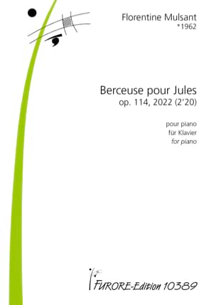 Florentine Mulsant - Berceuse pour Jules - Partition - di-arezzo.fr