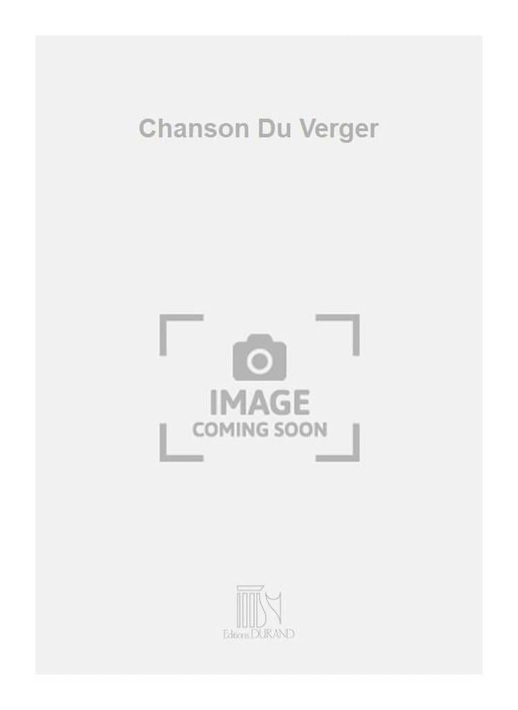 Chanson du verger fleuri op. 21-8 Rhené-Bâton Partition Mélodies