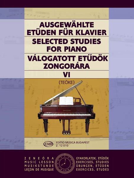 Etudes Vol 6 - Teoke - Partition - Piano