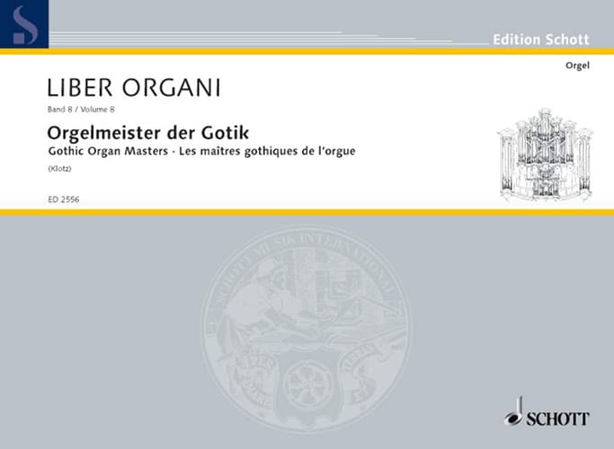 Maîtres du Gothique Partition Orgue