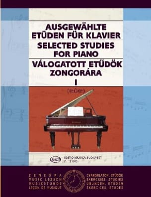 Etudes choisies, Volume 1 Marianne Teöke Partition Piano