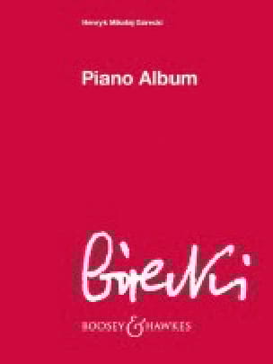 Piano Album GORECKI Partition Piano