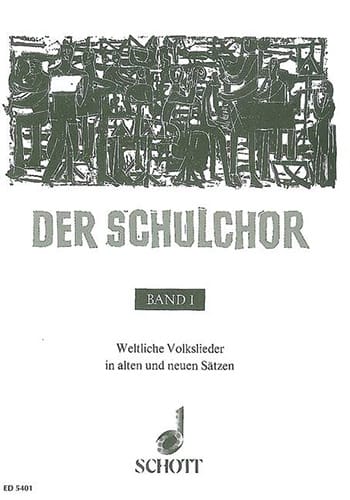 Der Schulchor Bd 1 Partition Chœur