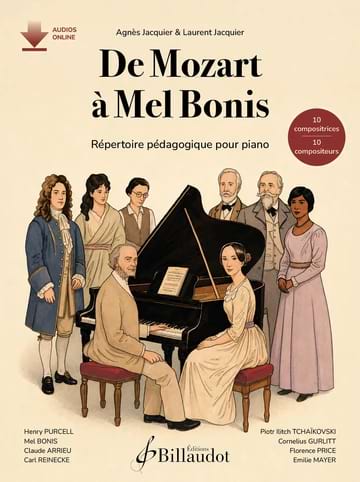 De Mozart à Mel Bonis Divers Partition Piano