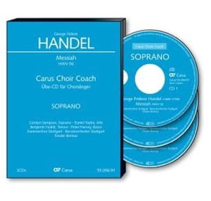 Messiah Hwv 56 3 CD Tenor CHOEUR HAENDEL Partition Chœur