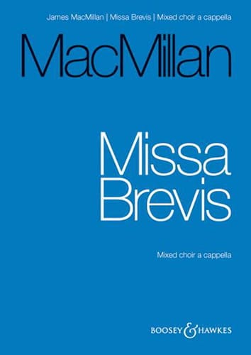 Missa Brevis James Macmillan Partition Chœur
