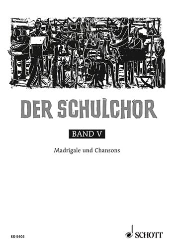 Der Schulchor Bd 5 Partition Chœur