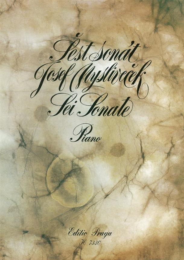 6 Sonates Josef Myslivecek Partition Piano
