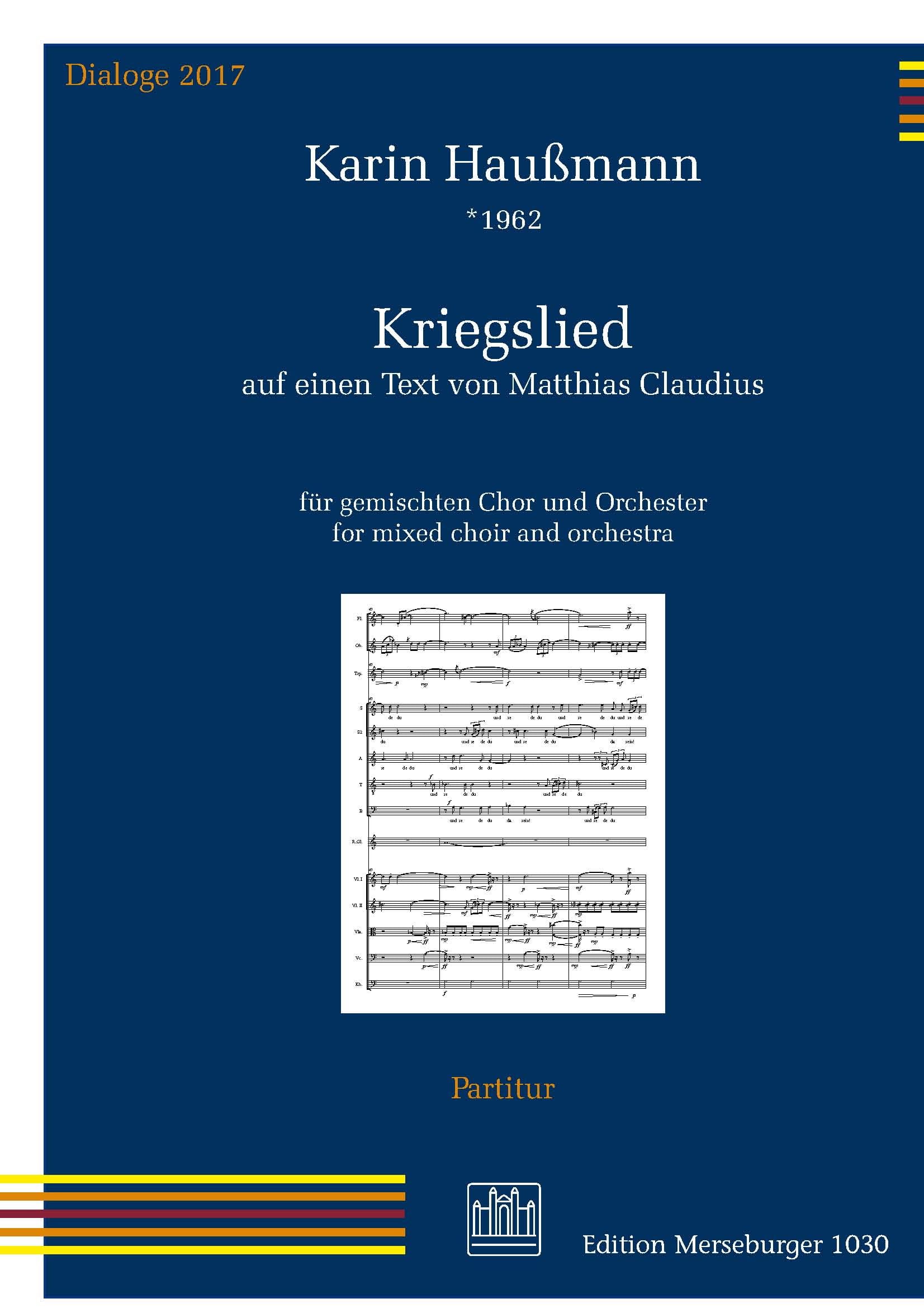 Kriegslied - Karin Haussmann - Partition - Chœur