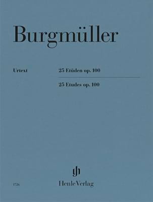 25 Etudes op. 100 Frédéric Burgmuller Partition Piano