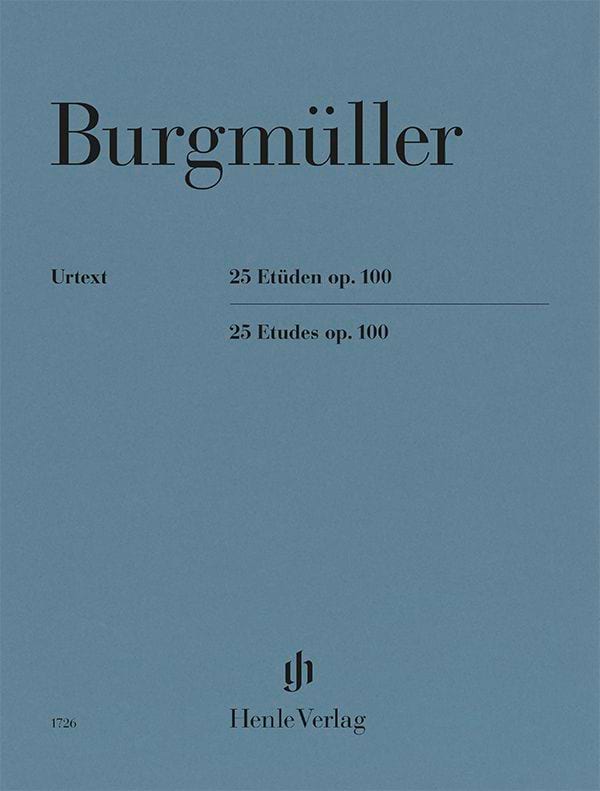 25 Etudes op. 100 - Frédéric Burgmuller - Partition - Piano