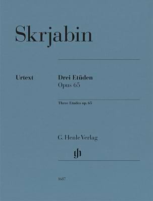 Parcourir les pages de 3 Etudes op. 65 - SCRIABINE - Partition - Piano