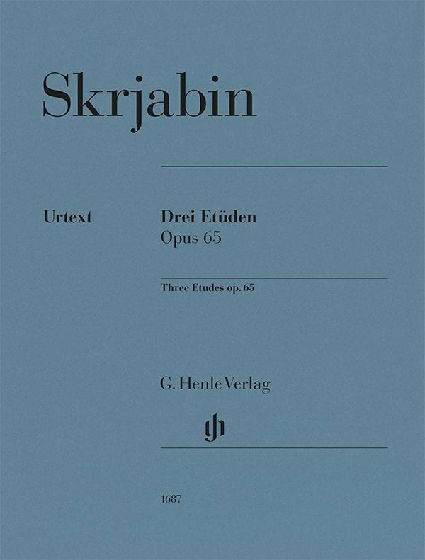 3 Etudes op. 65 SCRIABINE Partition Piano