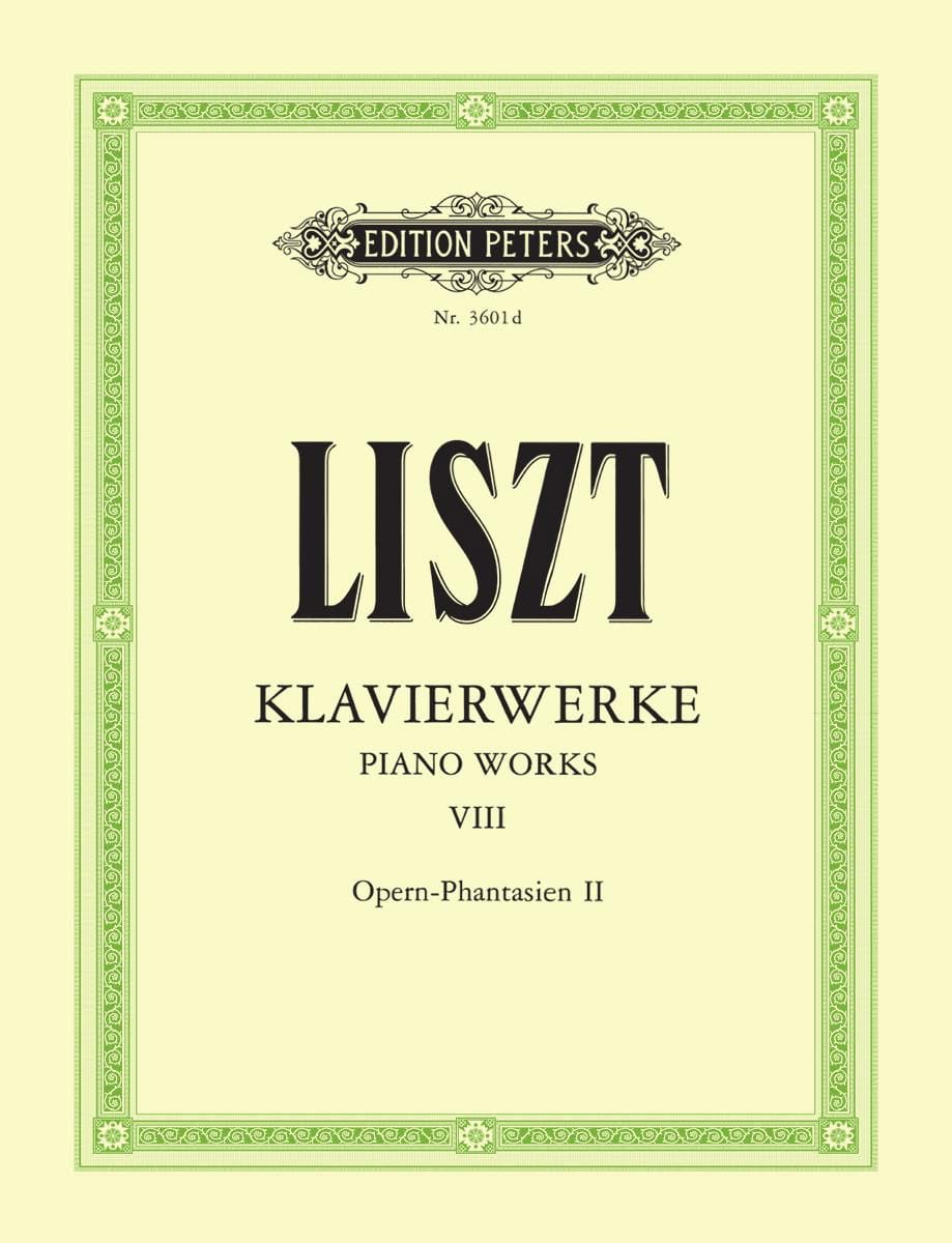 Klavierwerke Volume 8 LISZT Partition Piano