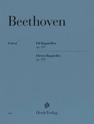 Parcourir les pages de 11 bagatelles op. 119 - BEETHOVEN - Partition - Piano