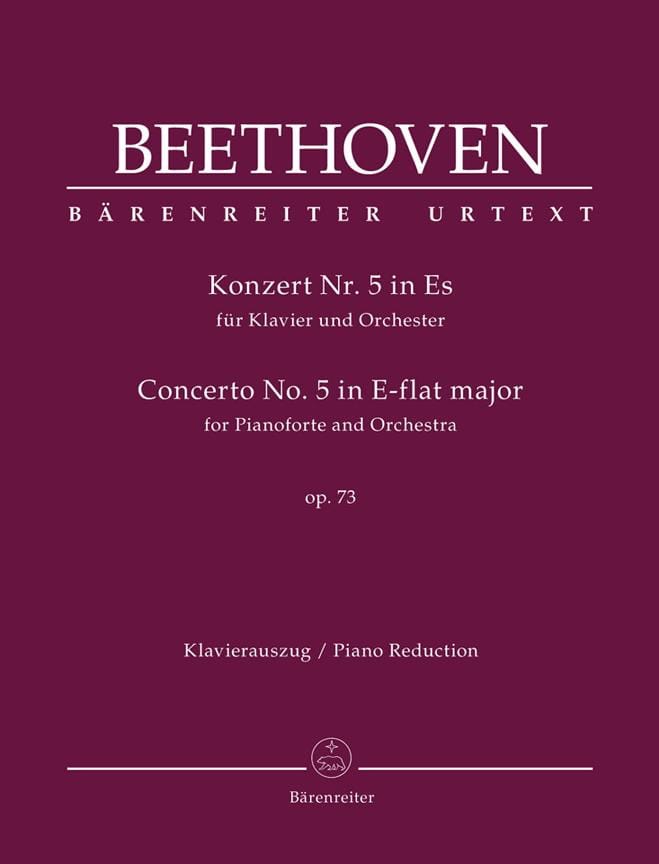 Concerto pour piano N° 5 Opus 73 En Mi Bémol Majeur - BEETHOVEN